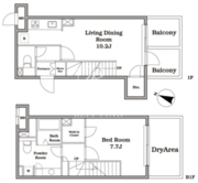 レジディア西新宿2 105 間取り図