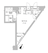 コンフォリア下北沢 903 間取り図