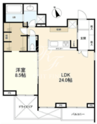 モアリッシェル代官山青葉台 101 間取り図 ?>