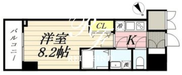 グランパセオ田端 D-602 間取り図