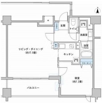 カッシア神田レジデンス 902 間取り図