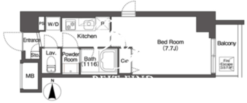 グランカーサ板橋イースト 901 間取り図