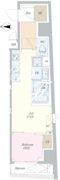 ロイジェント山王 601 間取り図