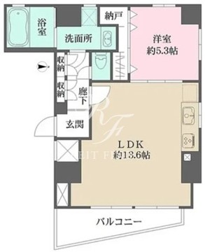The Wealth 麻布 301 間取り図