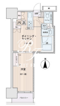 エスティメゾン錦糸町2 604 間取り図