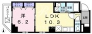 ラ・ポーズ ゾー 201 間取り図