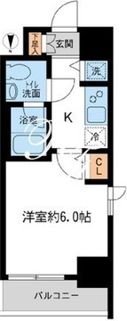 KDXレジデンス大島 706 間取り図