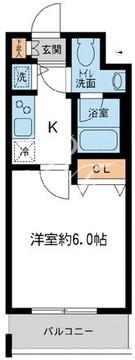 KDXレジデンス大島 907 間取り図