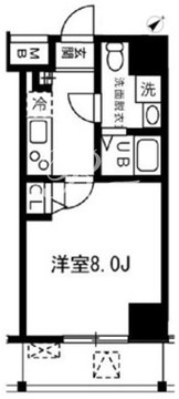 アリカ向島 402 間取り図