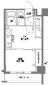 カスタリア浅草橋 903 間取り図