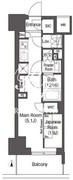 コンフォリア東新宿 515 間取り図
