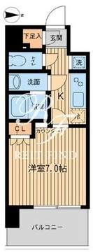 エルシア五反田 302 間取り図