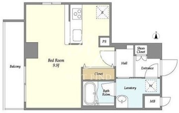 アーバンフォート住吉 201 間取り図