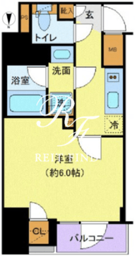 シーフォルム大森 803 間取り図