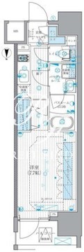 リテラス蒲田 1107 間取り図