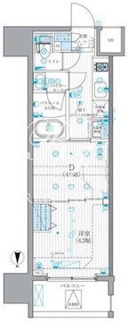 リテラス蒲田 1006 間取り図