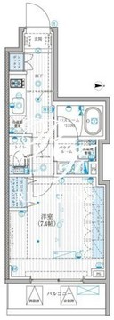 リテラス蒲田 1302 間取り図