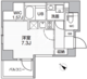 シーズンフラッツ武蔵小山 301 間取り図