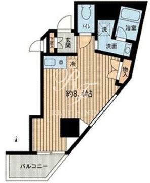 神楽坂フラッツ 1003 間取り図