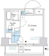 パークアクシス錦糸町スタイルズ 413 間取り図