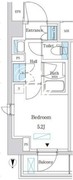 パークアクシス錦糸町スタイルズ 411 間取り図