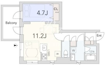 グランデュオ用賀4 204 間取り図