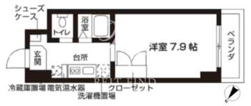 ローズウッド・ハイツ門前仲町 711 間取り図