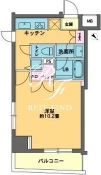 カスタリア東日本橋2 301 間取り図