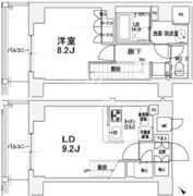 エスティメゾン王子 1506 間取り図