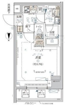 アルコバレーノ錦糸町 803 間取り図