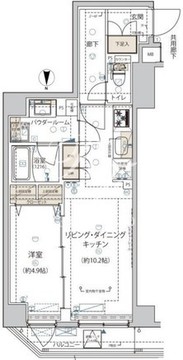 アルコバレーノ錦糸町 306 間取り図