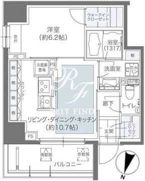 メゾンカルム本郷 701 間取り図