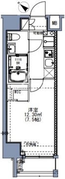 エスレジデンス尾久azure 303 間取り図