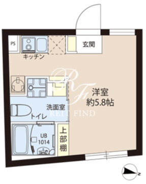 レピュア曳舟レジデンス2 302 間取り図