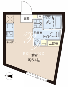 レピュア曳舟レジデンス2 401 間取り図