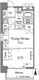 エステマール芝公園 801 間取り図