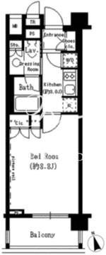 パークアクシス学芸大学 304 間取り図