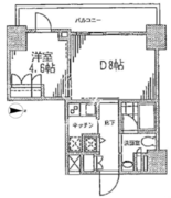 カスタリア門前仲町2 207 間取り図