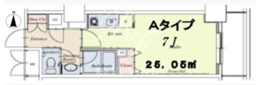 HF駒沢公園レジデンスタワー 1607 間取り図