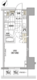 パークハビオ渋谷 1009 間取り図