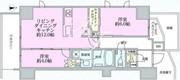 リビオ北品川リバーサイドテラス 301 間取り図