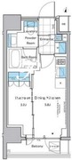 ルフォンプログレ神田プレミア 902 間取り図