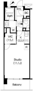 ブリリアイスト三軒茶屋 B-305 間取り図