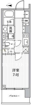 シーズンフラッツ蔵前 802 間取り図