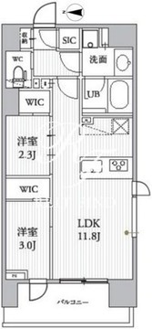 シーズンフラッツ蔵前 403 間取り図