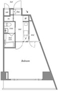 ルクレ西新宿 1103 間取り図