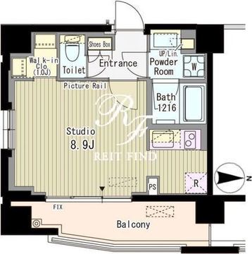 ルーエ渋谷神山町 503 間取り図