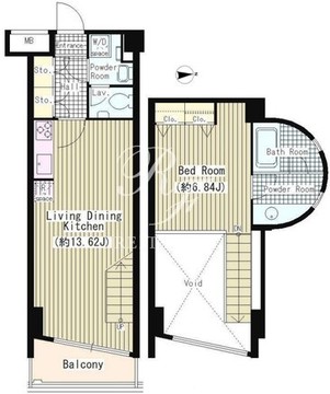 二葉アパートメント 506 間取り図