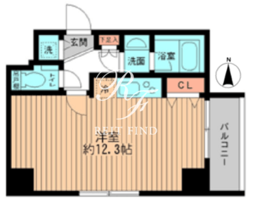 レガーロ御茶ノ水1 1005 間取り図