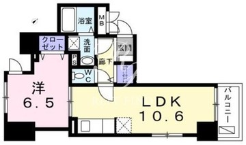 フルールアビタシオン 101 間取り図